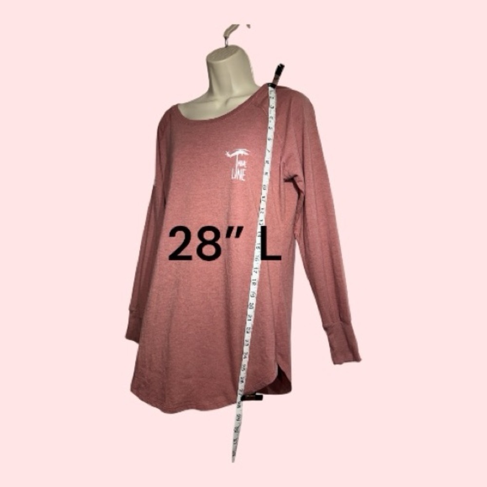 Nine Line American-Made Rose Pink Patriotic Flag Graphic Long Sleeve Size L - Picture 2 of 6